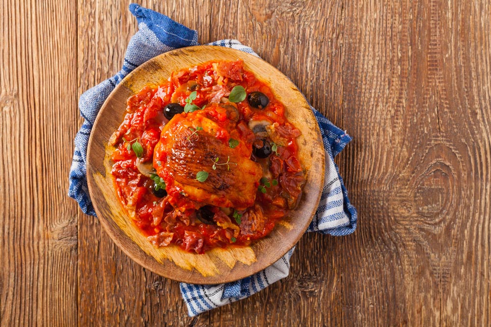 Sheet Pan Chicken Cacciatore